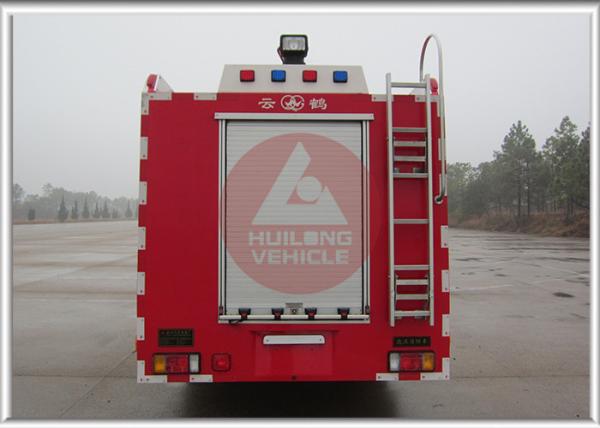 Isuzu Fire Fighting Vehicle , 3.5t Foam Fire Rescue Vehicles 20 L / S Flow Capacity
