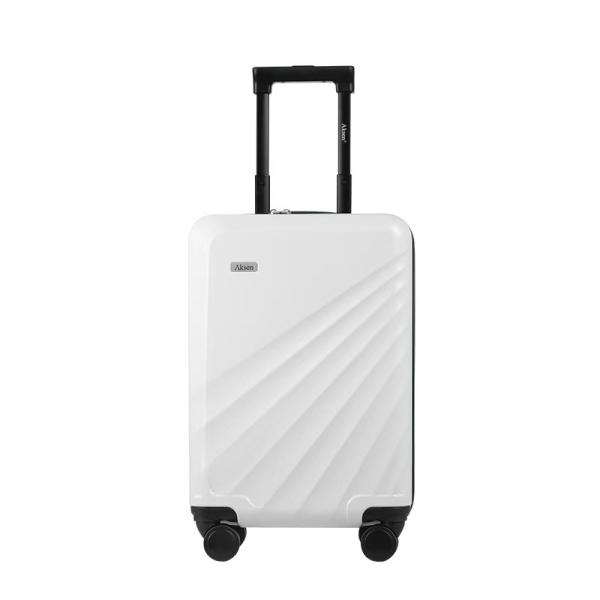Fingerprint Lock PC Carry-On Suitcase with 360° Spinner Wheels