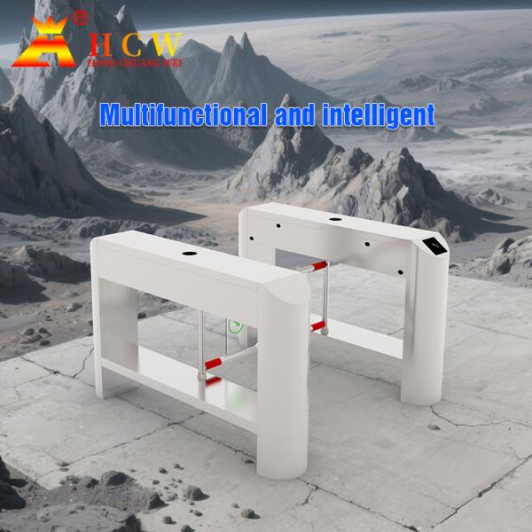 HCW Low Noise Stainless Steel Turnstiles Swing Gate IP68 With Shock Absorber