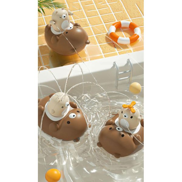 Water Spray Toy for Kindergarteners Hugging Baby Bear Shower in Electric Bathroom
