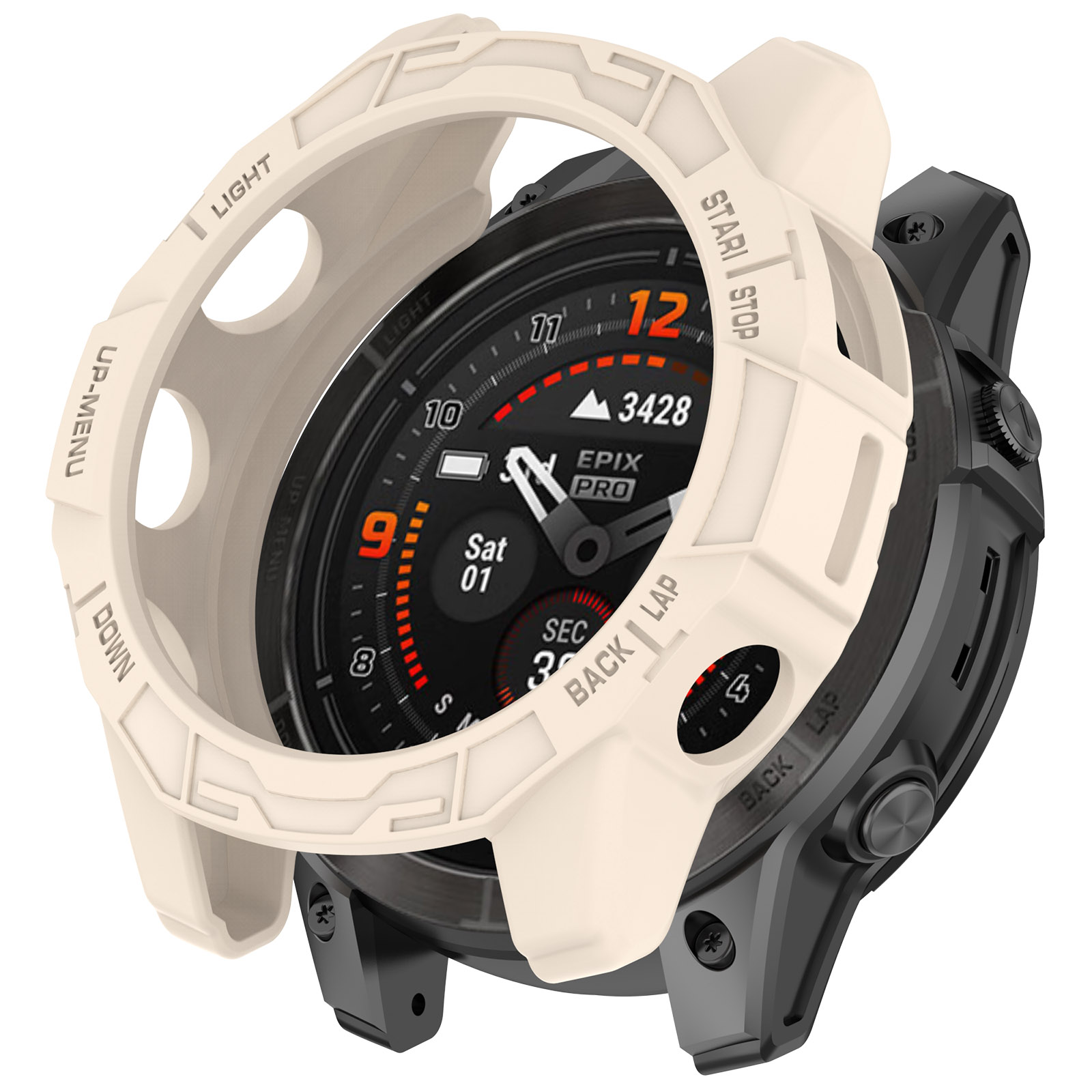 Smart Watch Cover Bumper Shell TPU Anti-Scratch Frame Protective Armor Skeleton Whole Surrounding Replacement Case Accessories
