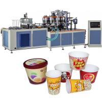 28-190oz grande tasse de maïs éclaté faisant machine la soupe emporter la machine de fabrication de cartons