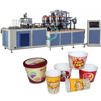 28-190oz Large Popcorn Cup Making Machine Soup Take Away Box Making Machine