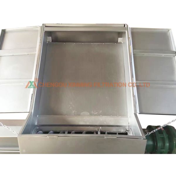 High Efficiency Stainless Steel Filter Press With Oblique Screen Solid - Liquid Separation Dehydrator