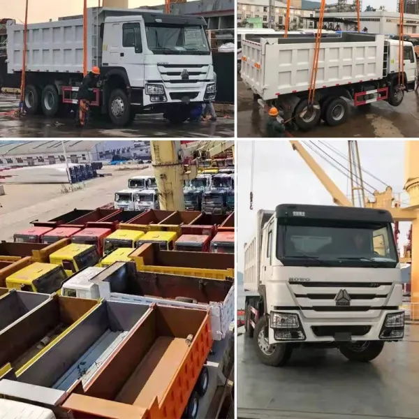 Высококачественный HOWO 6x4 тяжелый грузовик Использованный грузовик с наклоном