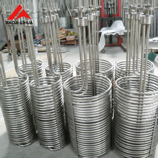 Heat Exchange Aquarium Titanium Evaporator Coils OD 6MM ASTM B337