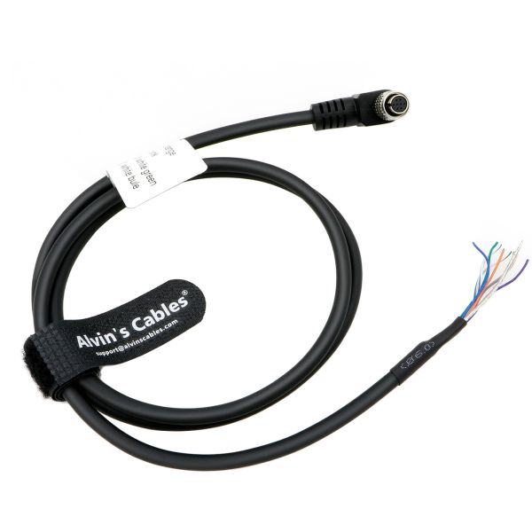 Alvin's Cables Hirose 8 Pin Female Right Angle HR25-7TP-8S To Open End High Flex Cable для IDS, Allied Vision GigE. Кабель для высокой гибкости