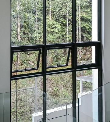 Aluminum Anodizing 1.5mm Double Hung Tilt Windows