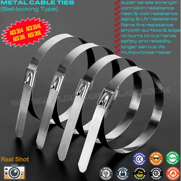 Stainless Steel Ball-lock Cable Ties