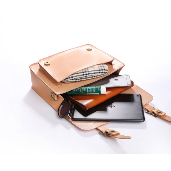 Yellow Oversized Handbags High Quality Handmade Leather Satchel Handbag