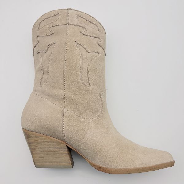 Bone Womens Leather Dress Ankle Boots Durable Brown Suede Tassel Boots