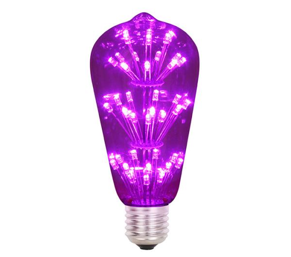Vintage Design Fairy Starry Bulb St64 Soft White Vintage Light Bulbs