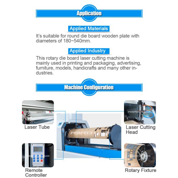 Foco automático rotatorio del equipo de troquelado de la madera contrachapada del MDF del molde 0.4-1.5m m ajustable