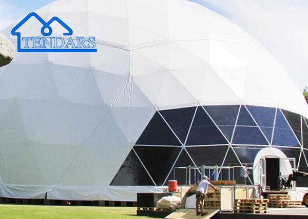 Event Dome Tent, Luxury Outdoor Geodesic Camping Tent,Commercial Dome Tent Glamping With Bathrooms