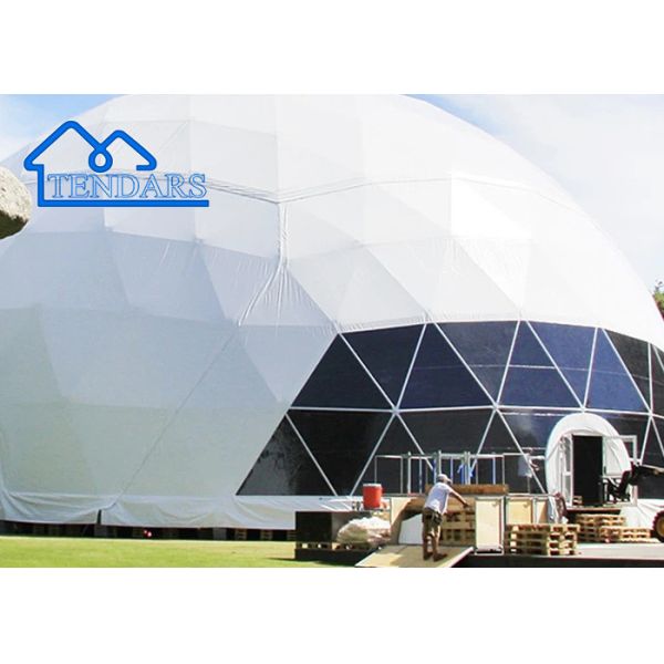 Event Dome Tent, Luxury Outdoor Geodesic Camping Tent,Commercial Dome Tent Glamping With Bathrooms