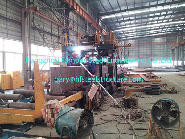 Galvanized Prefabricated Steel Aircraft Hangar Buildings Fast Erection