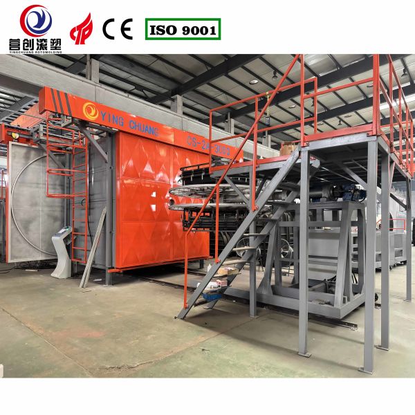 Adjustable Rotomolding Machinery For Customizable Manufacturing Plant