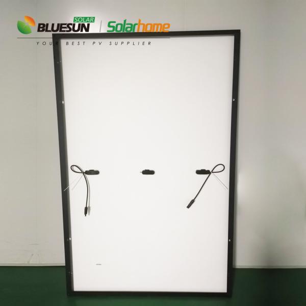 Bluesun Photovoltaic Panel Solar  Mono 400W 410W 420W 425W Half Cell Solar Panel Black Frame Costo for Home Use