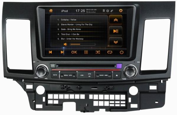 Car dual zone for Mitsubishi Lancer 2006-2012 with wheel steel control OCB-8062