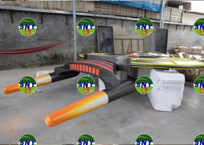 Event party celebration spaceship model same in cartoon movie fiberglass as  in garden/ plaza/ Celebrating party