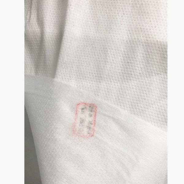 Do poliéster 100% da viscose 35gsm Spunlace tela 100% de tecelagem não