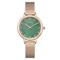 Resistente de agua para mujer creativo del reloj de moda 3atm con el dial del brillo