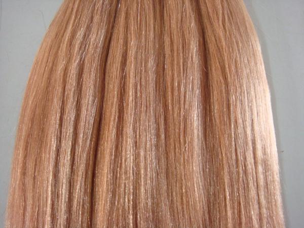 Paquet de 100g et fermeture Extensions de cheveux à tisser blonds raides