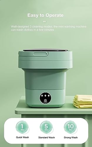Plastic Tub Fully-automatic Portable Mini Folding Washing Machine for Underwear Socks