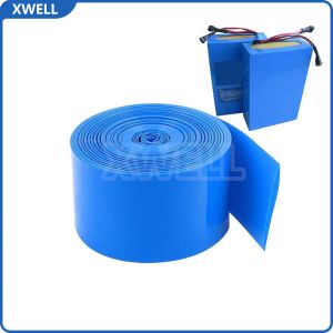Flame-Retardant Blue PVC Heat Shrink Tube for 18650 Cylindrical Battery Pack
