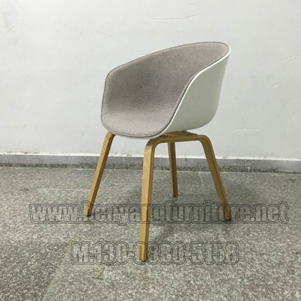 Hay about A Chair with fabric upholstery