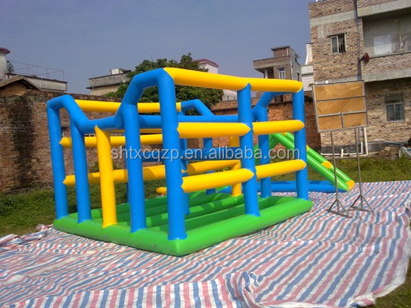 Inflatable Jungle Joe Water Park Float Toy Logo Printing Multiple Sizes Available Commercial Rental Business Budget Friendly