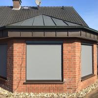 Controlador remoto moderno impermeable con cremallera persianas exteriores para el hogar