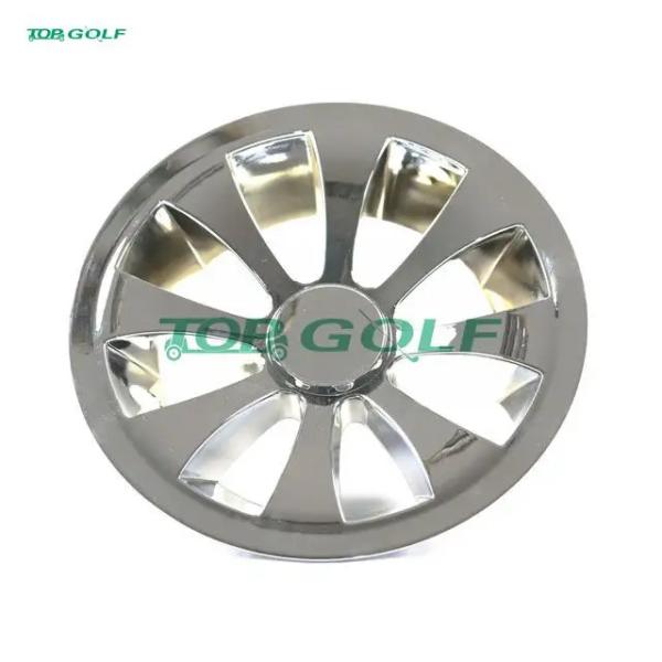 Finir en aluminium de Chrome électrique et enjoliveur 8inch de chariot de golf de gaz