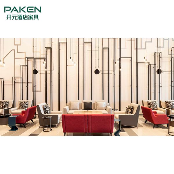 Mobília moderna luxuosa do hotel da estrela do estilo cinco da área pública