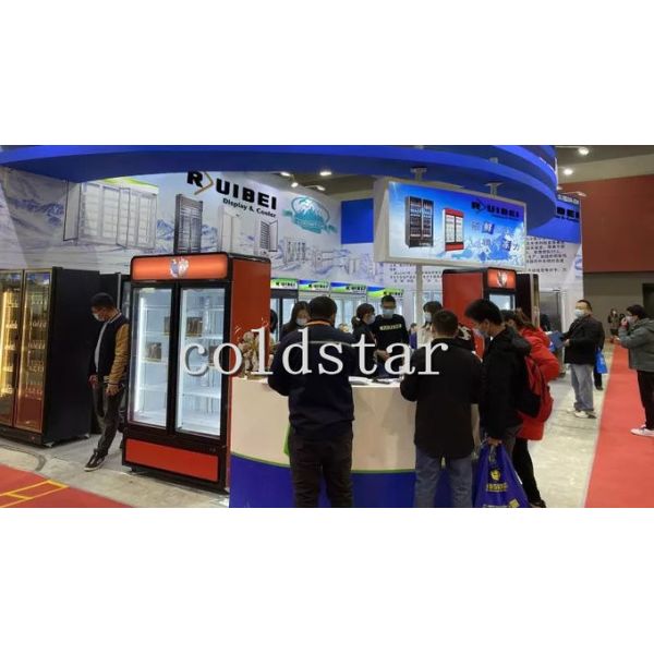 Ruibei Cold Drinks Refrigerator Showcase 3 Doors Glass Display Chiller