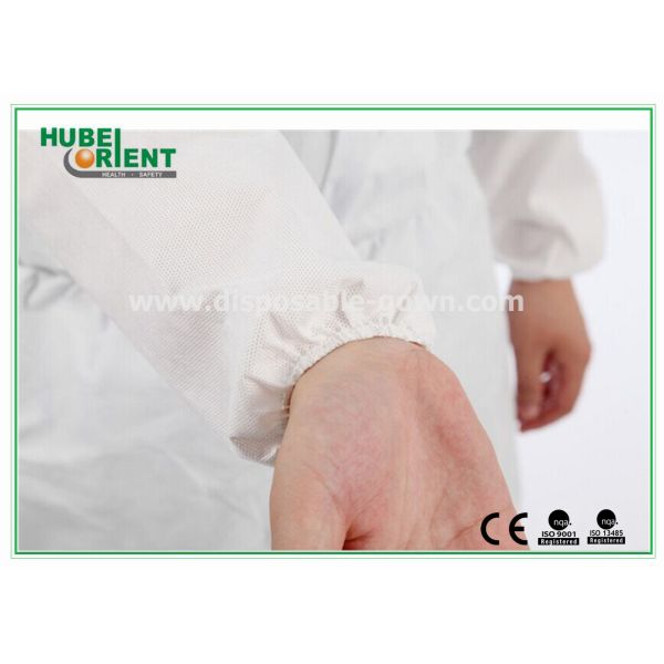 PP Non-Woven Disposable Coverall Suit Without Hood And Feet Cover