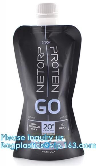 Daily Necessities Briefs Candy Juice Drink Pouch Spout Coffee Bag Aluminium Drinking Pouches Energy Drinking Powder Pouc