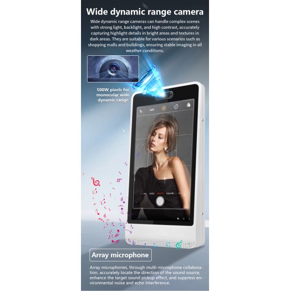 32 Inch android 14 Indoor SDK Wall Mount AI Digital Signage Advertising Touch Screen Poster Display Virtual Human Shop Hote