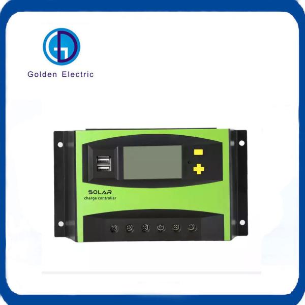 12V/24V 10A/20A/30A/40A/50A/60A Controlador de carregador solar PWM com sistema de energia solar