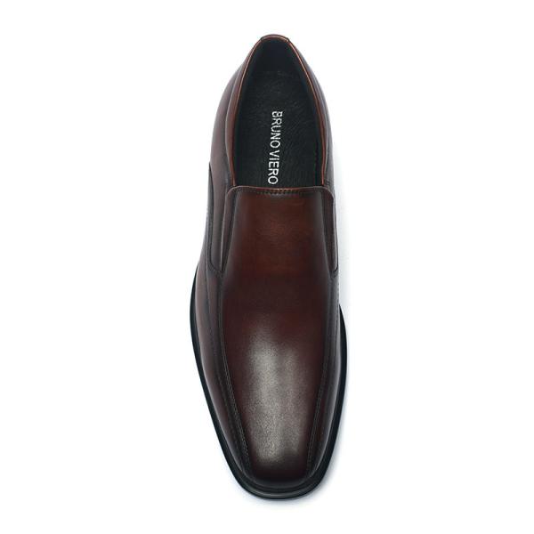Anti Odor Dark Brown Comfortable Mens Leather Dress Shoes
