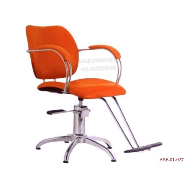 ASF-01-027 Salon Equipment Manufacturer Orange Color Wholesales Cheap Price Barber Chair