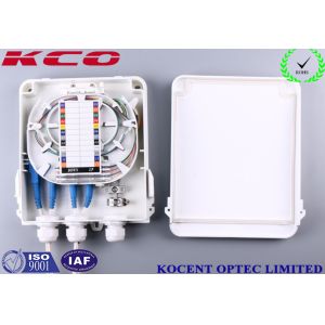 KCO-FDB-8C Outdoor Waterproof 8 Cores Fiber Optic Splitter Box ABS + PC FTTH FTTB