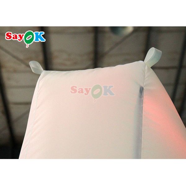 360 Надувные фотобуты Оборудование фоновая стена подсветка с изменением света изогнутый надувные фотобуты стена