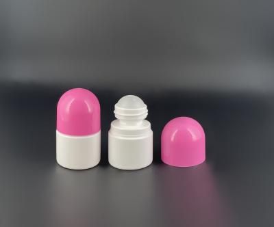 O rolo plástico de Mini Volume Empty PP do círculo nos recipientes 20ml do desodorizante personalizou a cor