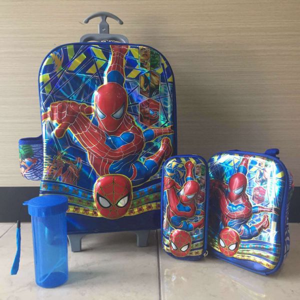 Hot sale 6D Kids Trolley 3 pcs / trolley school bags / children travel bags