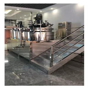 Mélangeur cosmétique d'émulsifiant de lotion du corps SUS316L rendant la machine