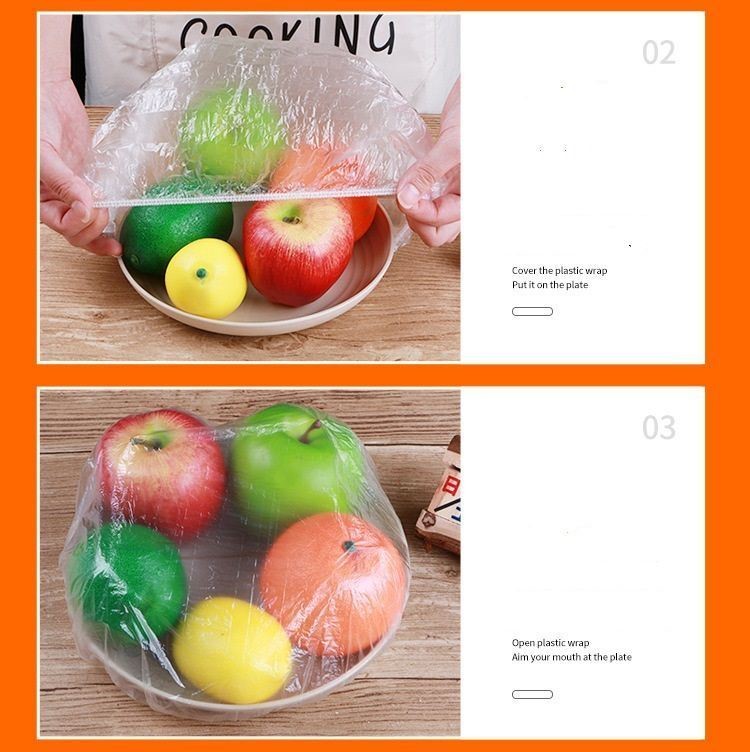 Customized Request Disposable Plastic PE Cover for Convenient and Healthy Bowl Dishes