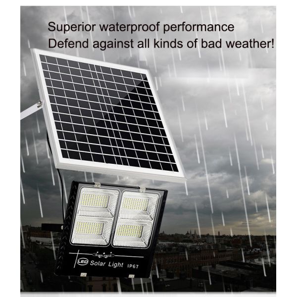 Road Lighting 25W 60W 100W 150W 200W 300W Wireless Motion Sensor Solar LED Floodlight