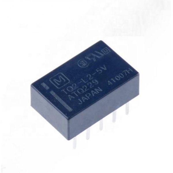 TQ2-5V TQ2-DC5V TQ2-5VDC ATQ209 señal DIP Relé 1A10 pies 5VDC a través del agujero