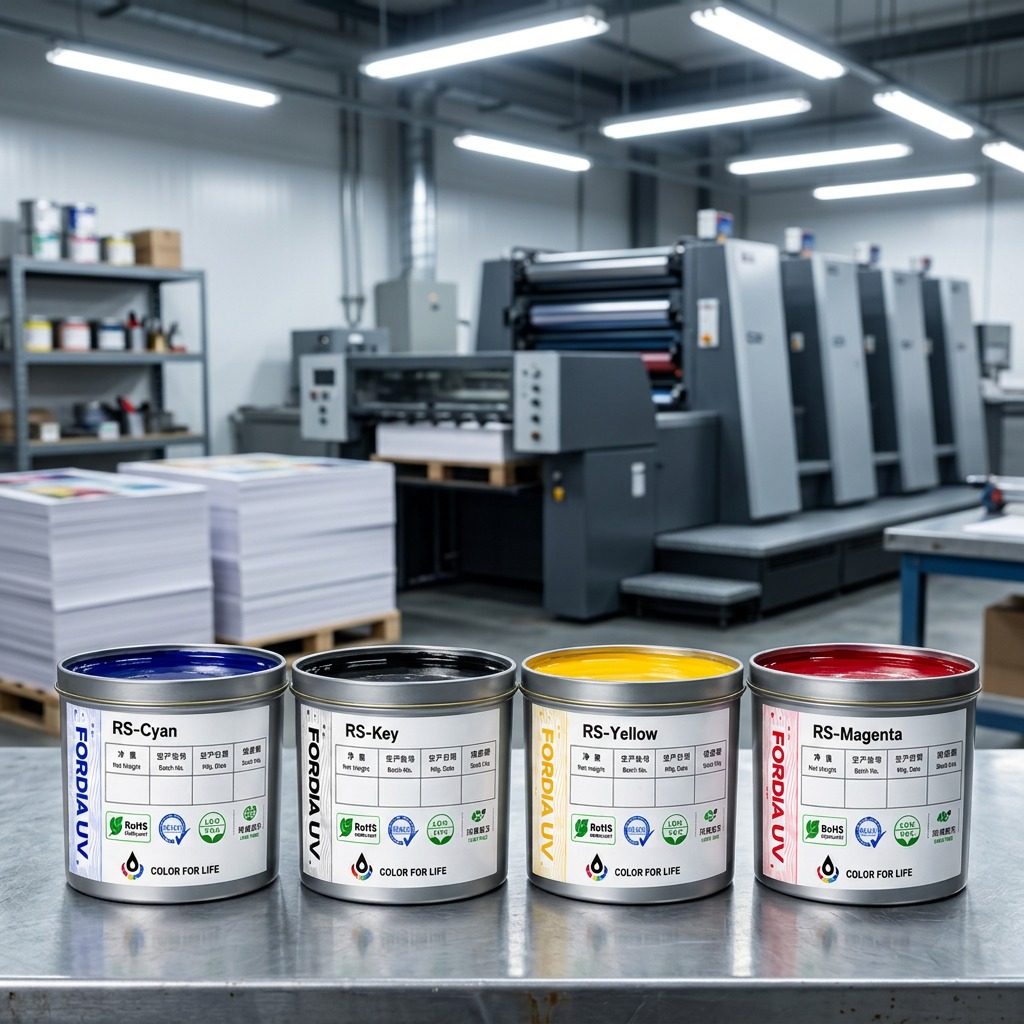 UV LED Offset Printing Ink ROTARY FAST DRY PET PVC PE Paper